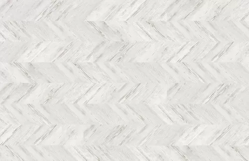 Пробковый пол Corkstyle Chevron White (клей)