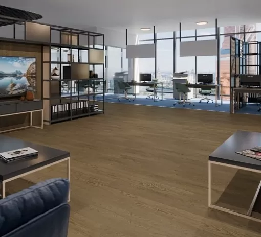 Кварцвиниловая плитка SPC Damy Floor 0030-6-LVT Дуб Мокко