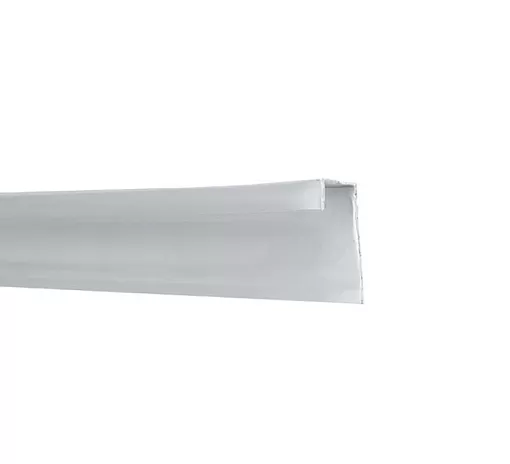 Финишный молдинг алюминий СЕРЕБРО 2950*20*6mm FM-04