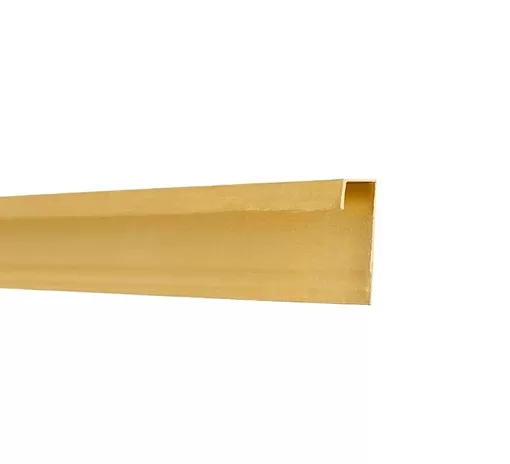 Финишный молдинг алюминий ЖЕЛТОЕ ЗОЛОТО 2950*20*6mm FM-03