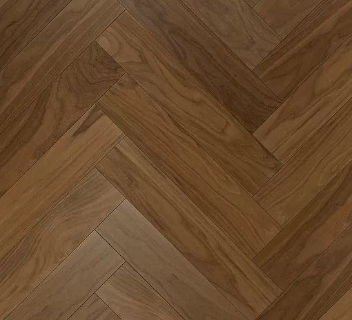 Кварцевый паркет Quartz Parquet Английская Ёлка Орех Американский 33-400-29 5/0,6 мм